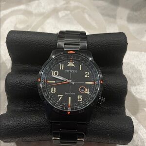 Citizen Black Metal Bracelet Watch Eco Drive